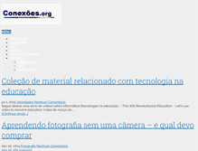 Tablet Screenshot of conexoes.org